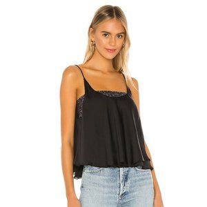 Free People Black Sleeveless Blouse
